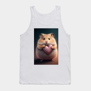 Hamster with Heart 0 Tank Top